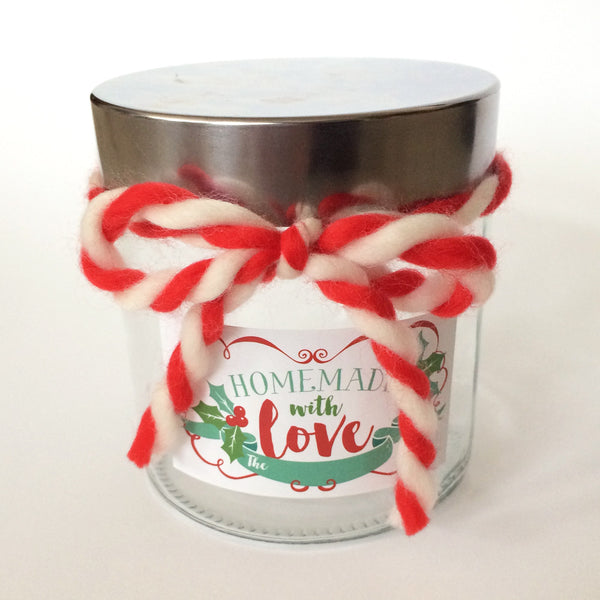 Homemade with Love Holiday Christmas Sticker tag