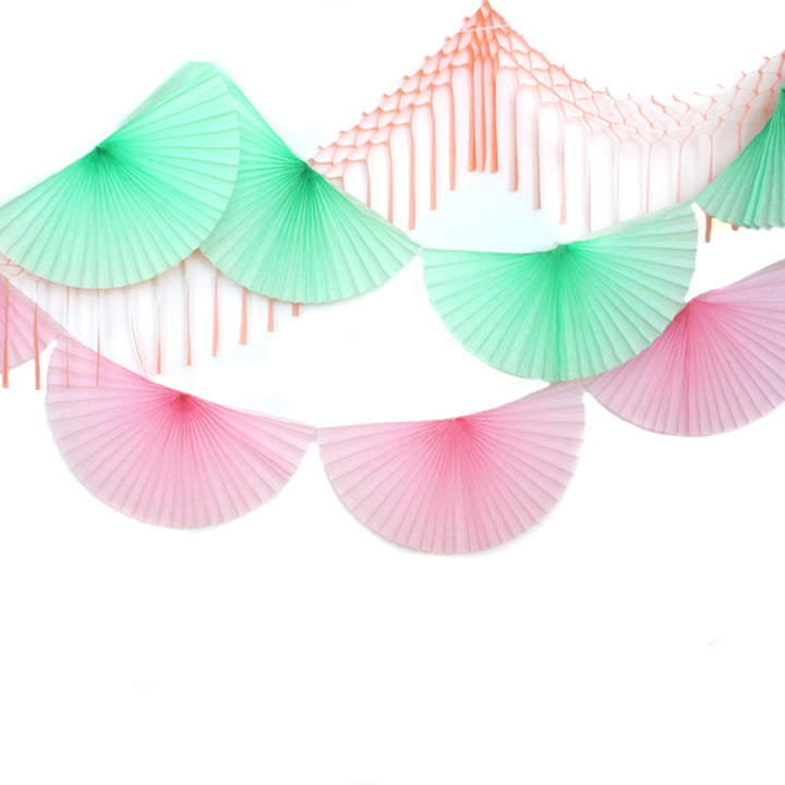 Ice Cream Fan Bunting Garland