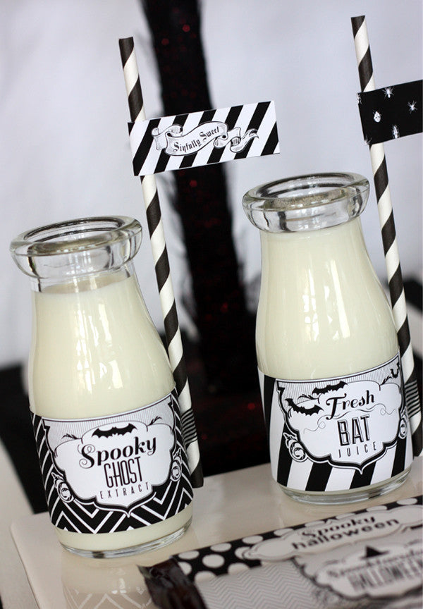 Black and White Sophisticated printable Halloween Collection