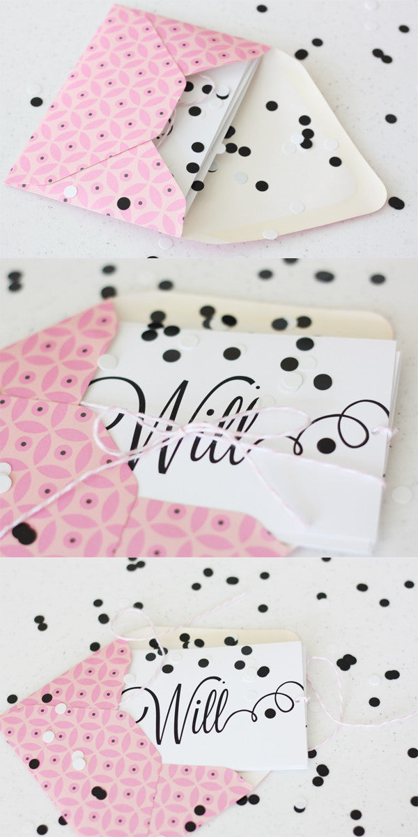 printable Will you be my Bridesmaid cards (creative bunting bridesmaid invite)