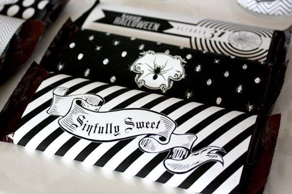 Black and White Sophisticated printable Halloween Collection