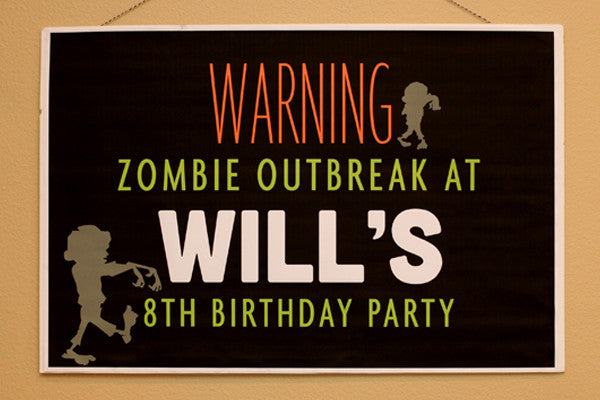 Zombies printable Birthday Party Collection