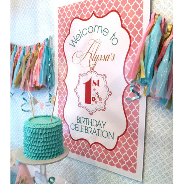 Delicate and Dainty printable Birthday Party – Wants and Wishes