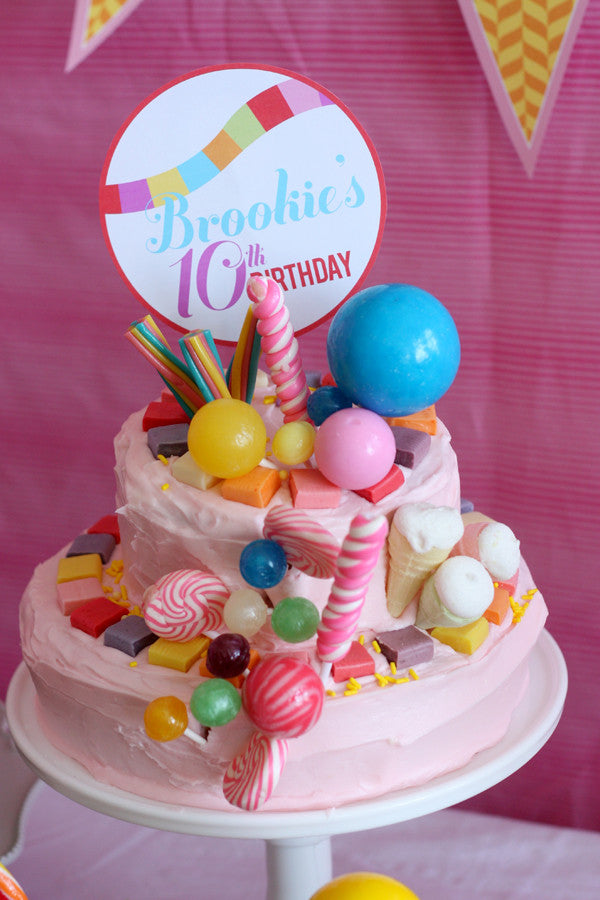 Candy Land printable Birthday Party Collection