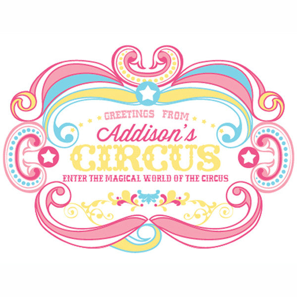 Printable Circus/ Carnival Birthday Signs- Cotton Candy Girl CIRCUS by Wants and Wishes