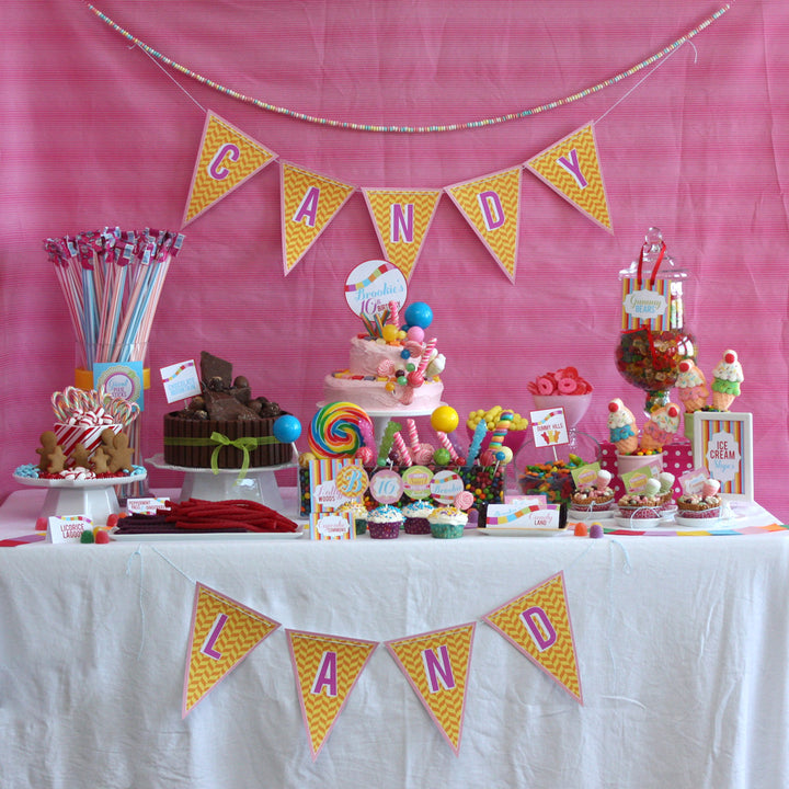 Candy Land printable Birthday Party Collection