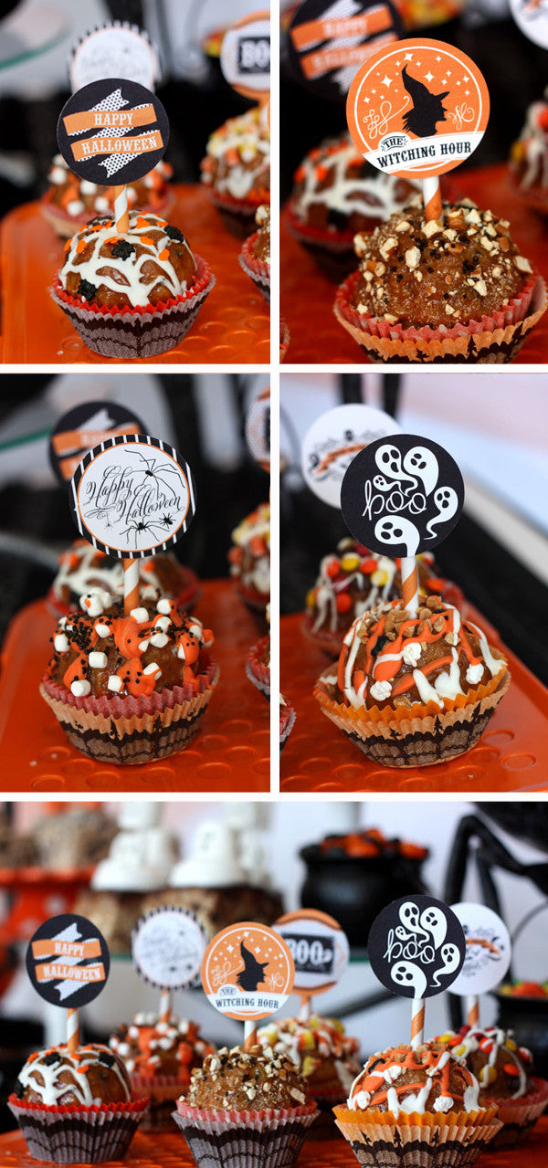 Vintage Retro printable Halloween party collection