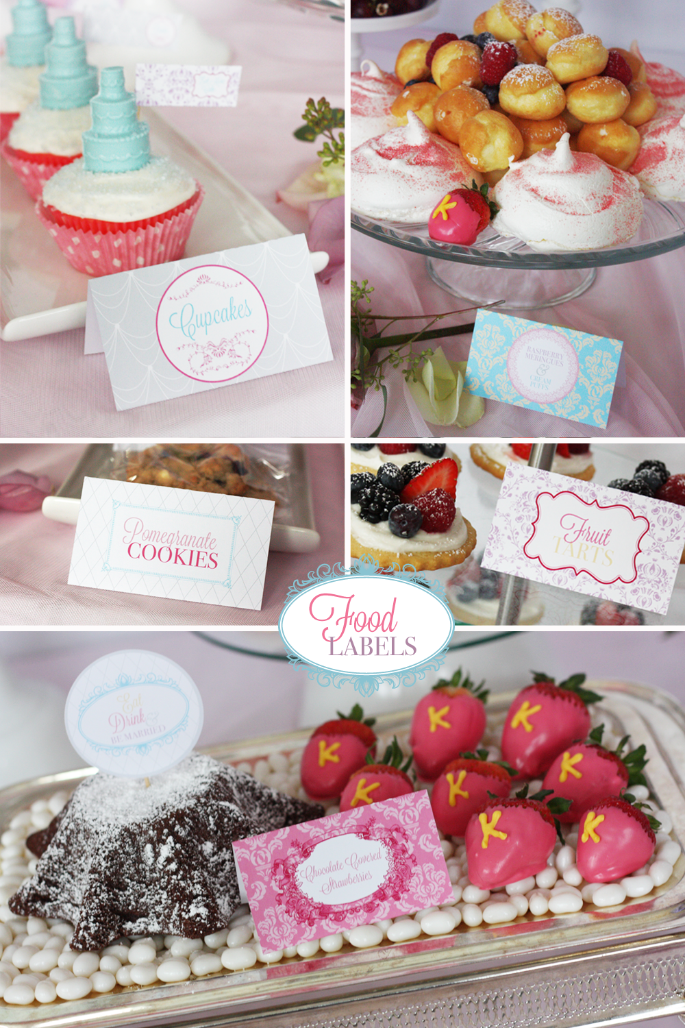 Let them Eat Cake- printable Marie Antoinette Bridal Shower
