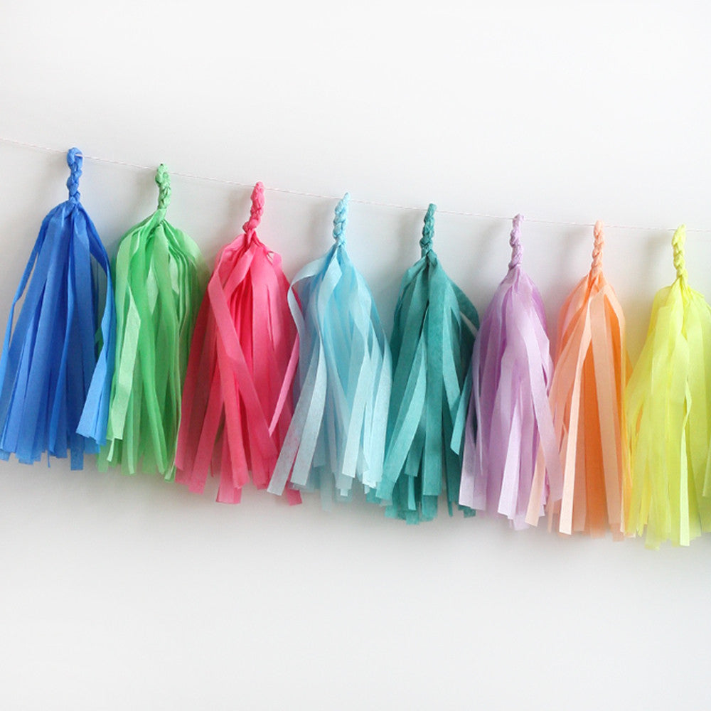 Party Animal Fringe Tassel Garland Kit or Fully Assembled