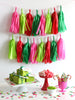Merry & Bright Christmas Fringe Tassel Garland Kit or Fully Assembled
