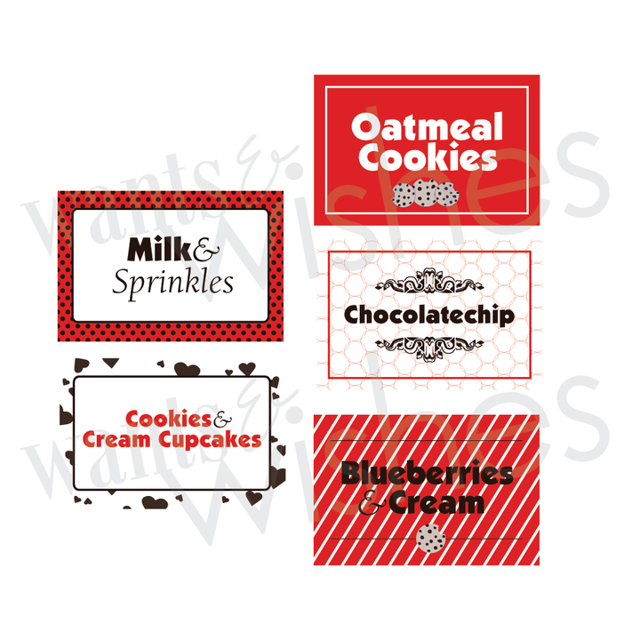 Milk & Cookies: Baked with Love Baby Shower Collection in 6 color ways