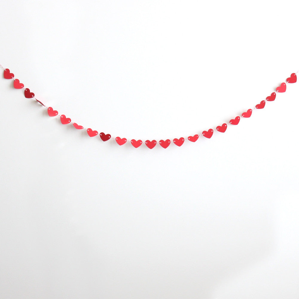 Mini Red Heart Banner Kit – Wants and Wishes