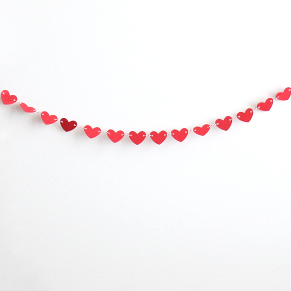 Mini Red Heart Banner Kit