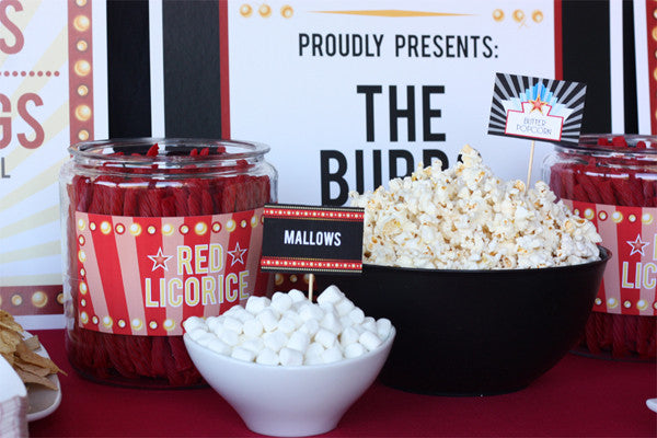 In Lights Outdoor Movie Night Birthday or Family Movie Night Collection