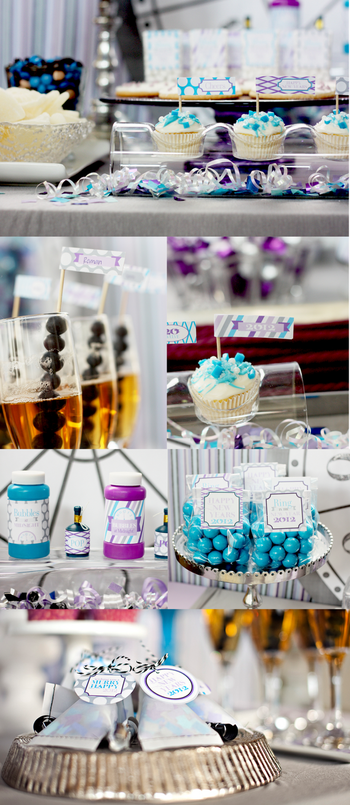 Printable New Years Eve Pop, Fizz, Sparkle Collection