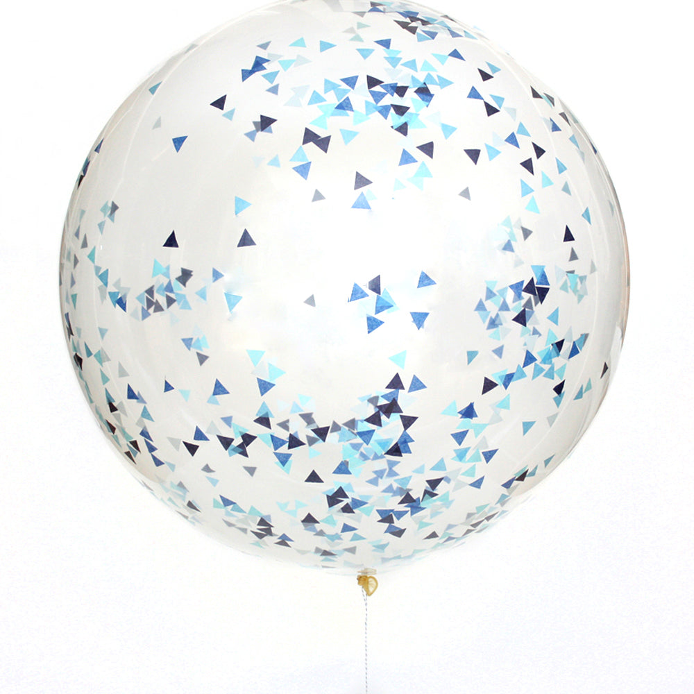 Ocean Confetti Balloon