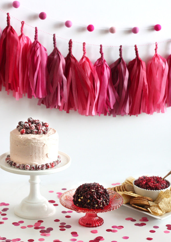 Pomegranate Fringe Tassel Garland Kit or Fully Assembled