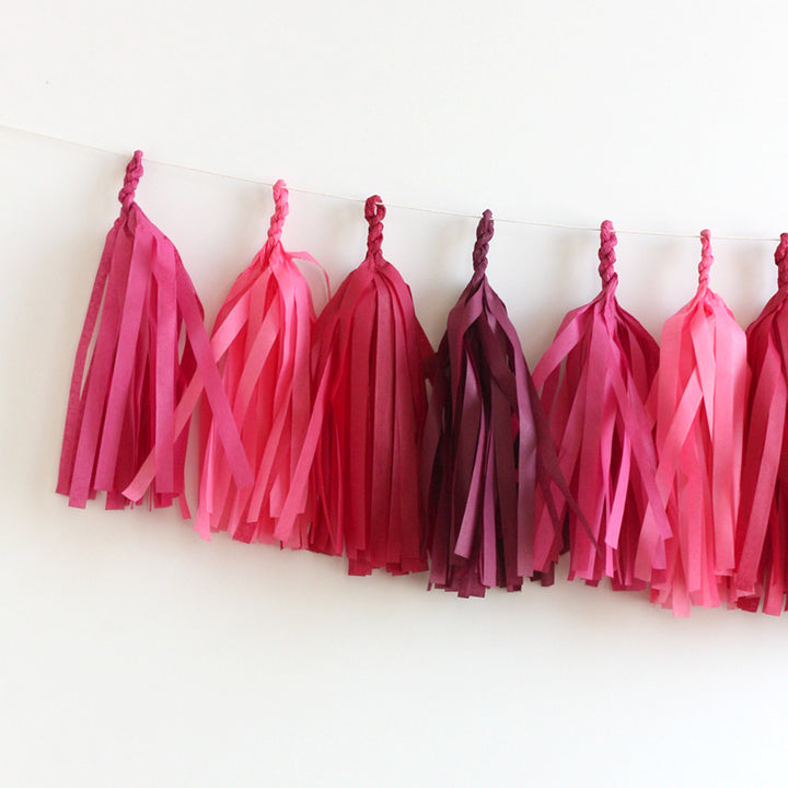Pomegranate Fringe Tassel Garland Kit or Fully Assembled