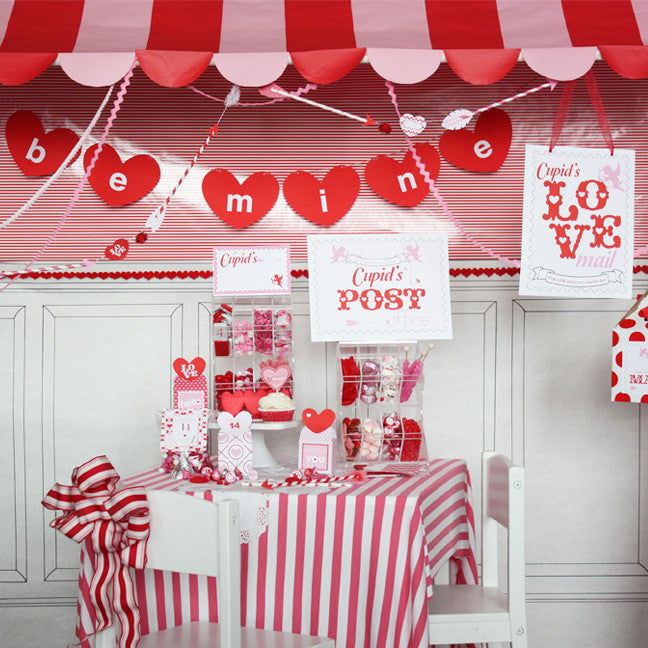 Printable Valentines Day Collection- Cupids Post Office by Wants and Wishes
