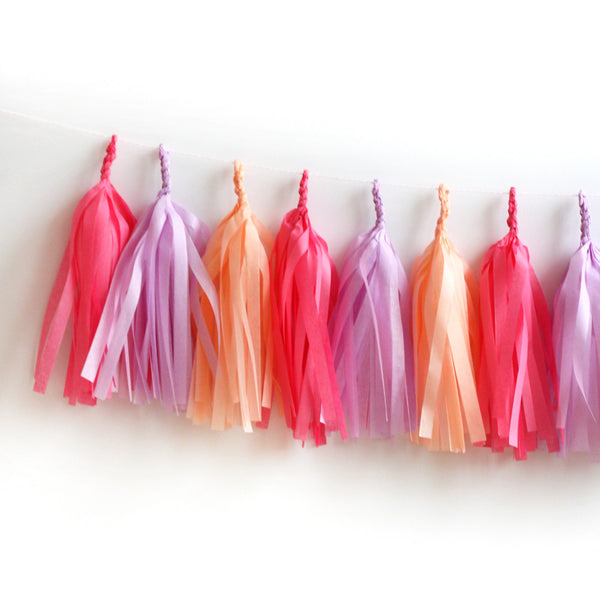 Sugar Plum Fairy Fringe Tassel Garland Kit or Fully Assembled