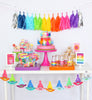 Glitter Sparkles Rainbow Fringe Tassel Garland Kit or Fully Assembled