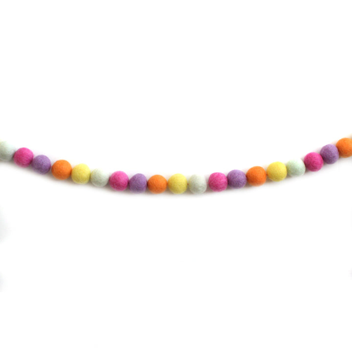 Unicorn Felt Ball Garland