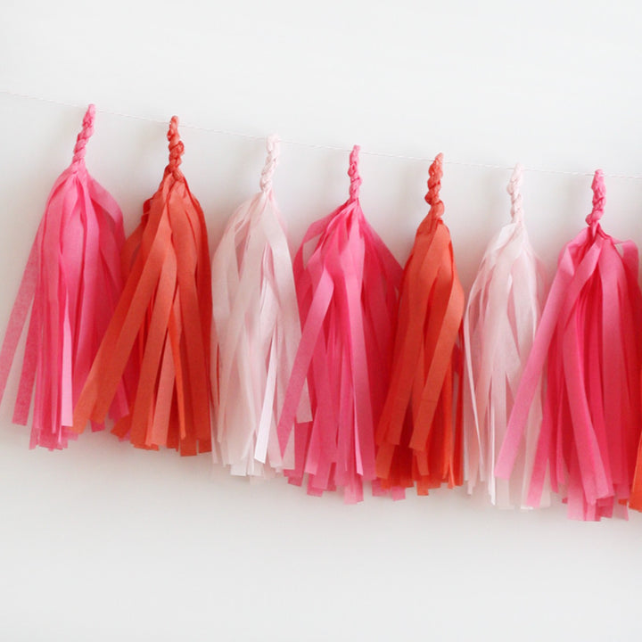 Vintage Love Fringe Tassel Garland Kit or Fully Assembled
