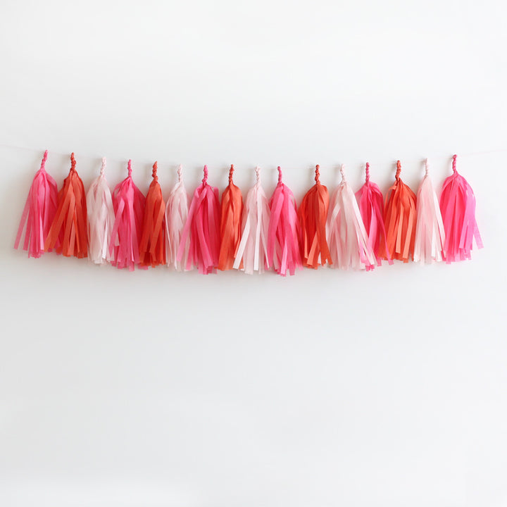 Vintage Love Fringe Tassel Garland Kit or Fully Assembled